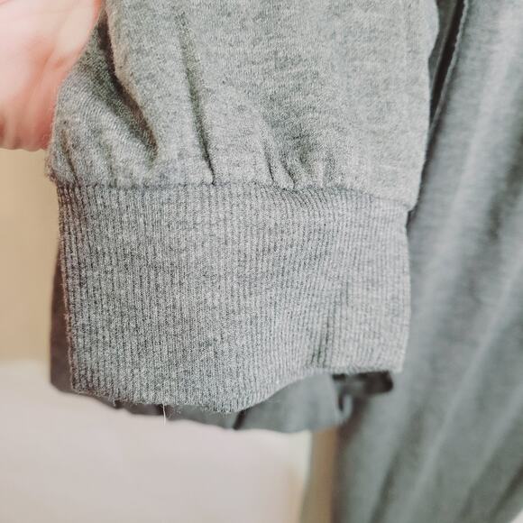 Lily Rose grey drawstring waist jumpsuit Size XL minimal Loungewear casual - Picture 11 of 15